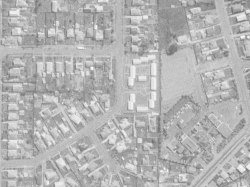 19 Wildwood Avenue from the air, 1975-1979