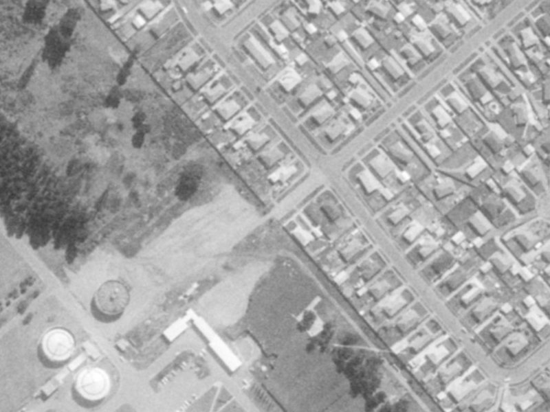 192 Shortland Street from the air, 1975-1979