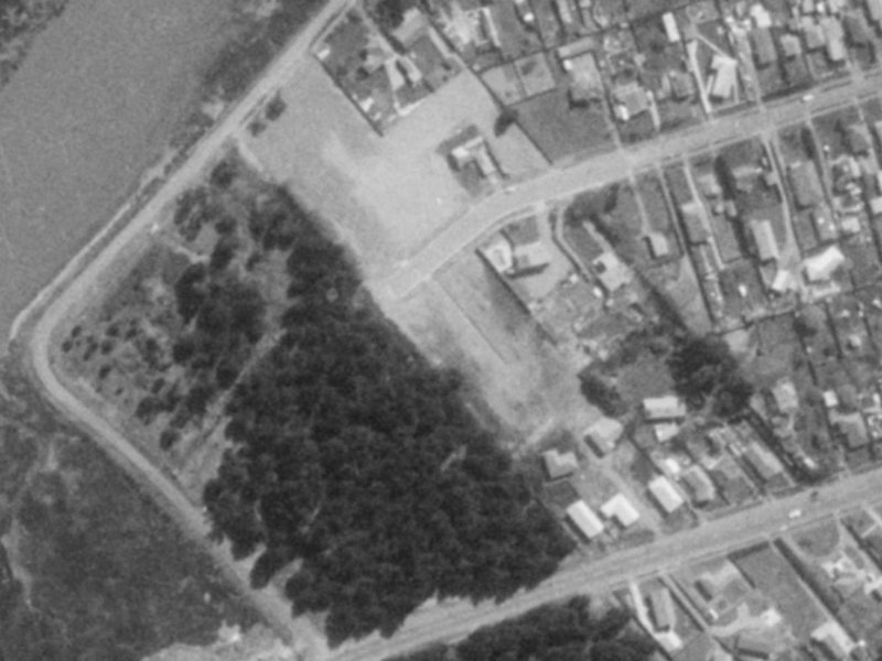 81 Blake Street from the air, 1975-1979