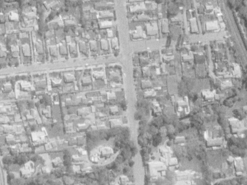 83 Harakeke Street from the air, 1975-1979