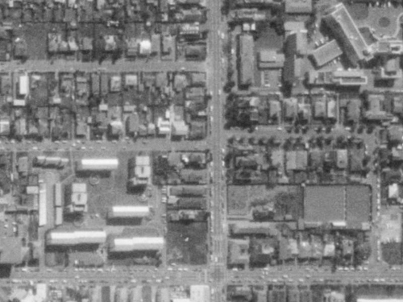 395 Durham Street North from the air, 1975-1979
