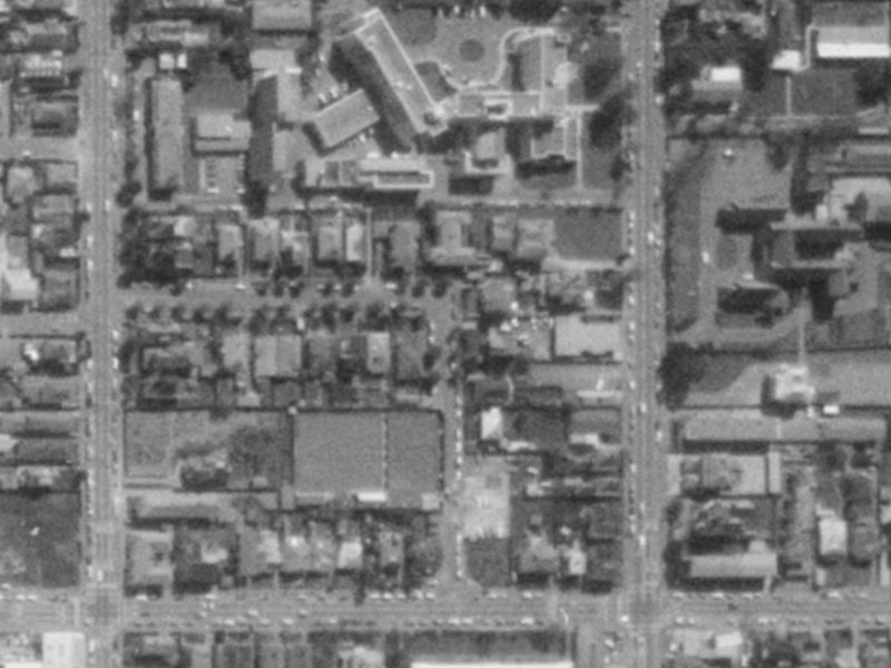 22 Gracefield Avenue from the air, 1975-1979