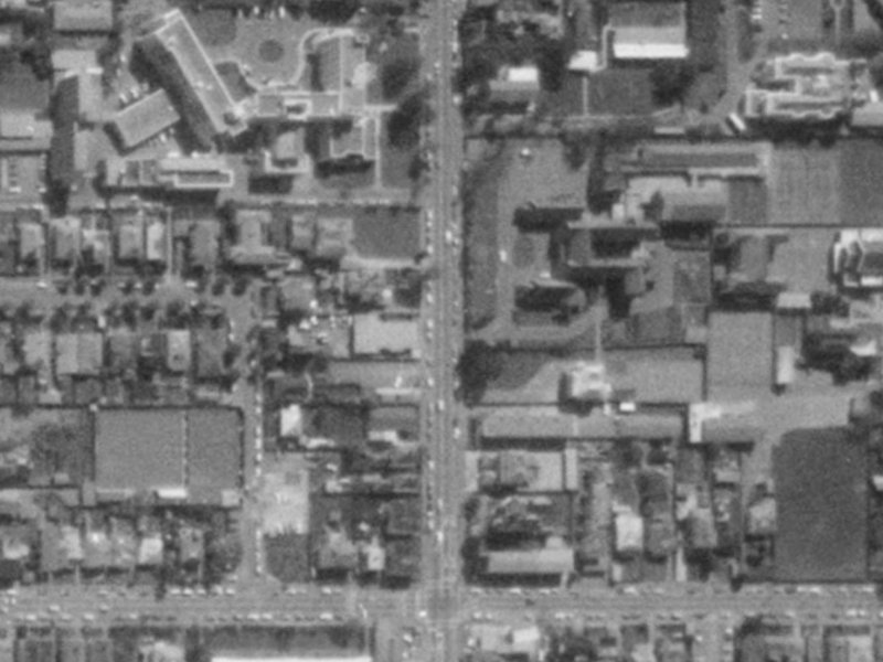 866E Manchester Street from the air, 1975-1979