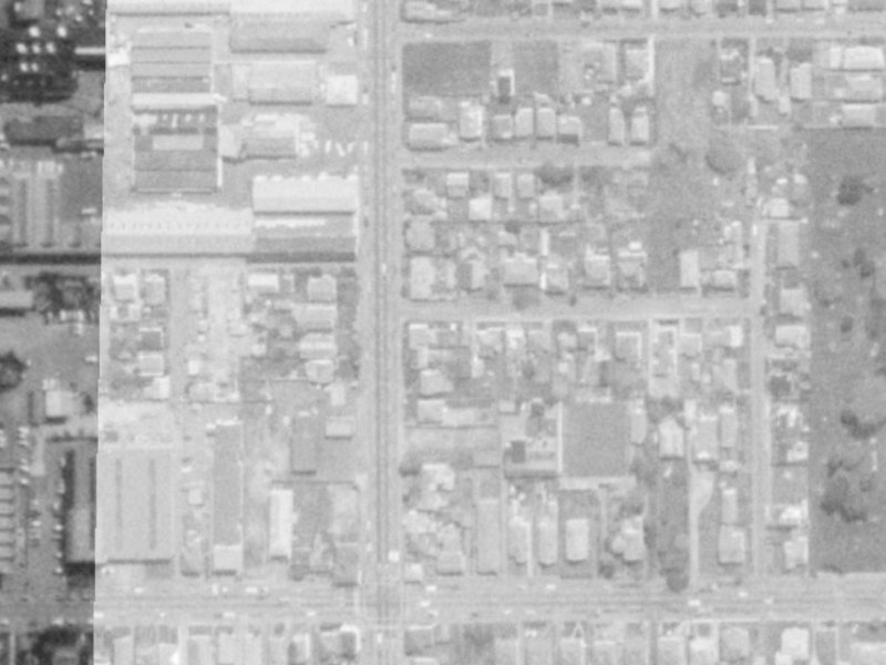 41 Ely Street from the air, 1975-1979