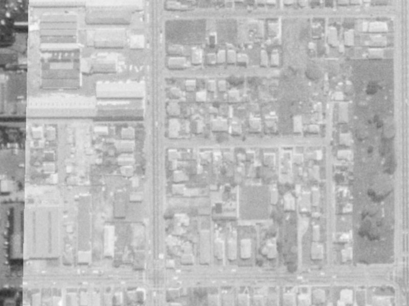20 Ely Street from the air, 1975-1979