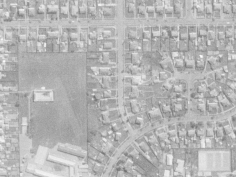 15 Holland Street from the air, 1975-1979