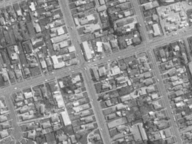51 Bridge Street from the air, 1975-1979