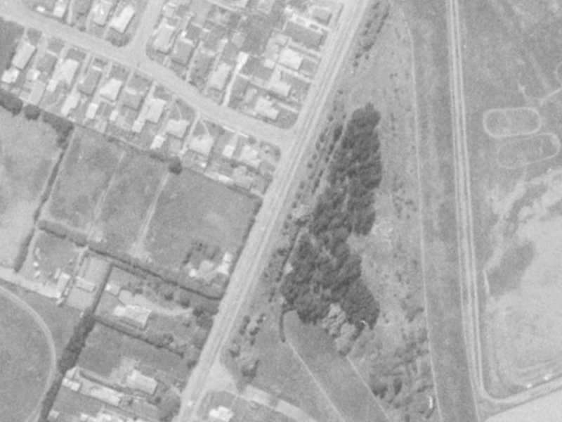 25 Steadman Road from the air, 1975-1979