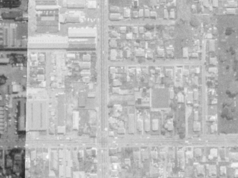 16 Ely Street from the air, 1975-1979
