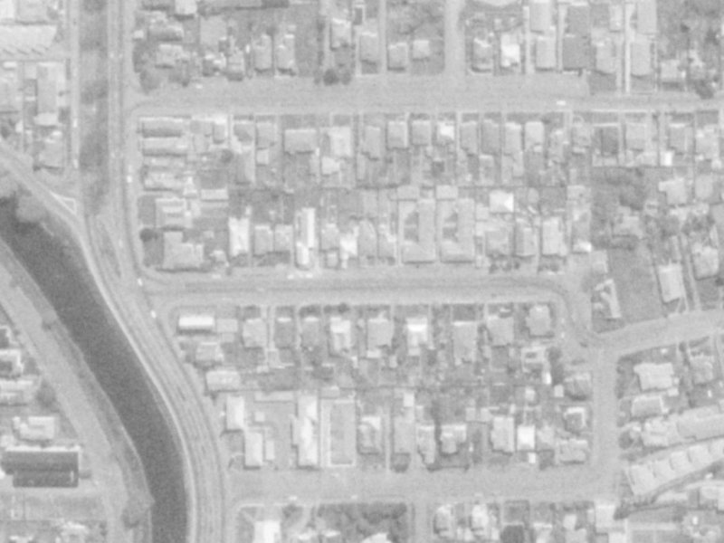21 Heywood Terrace from the air, 1975-1979