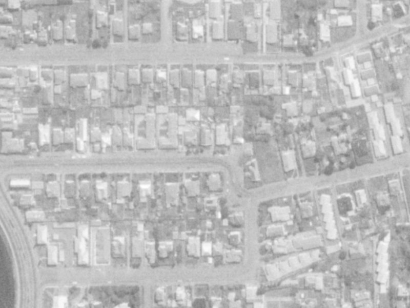 39 Heywood Terrace from the air, 1975-1979