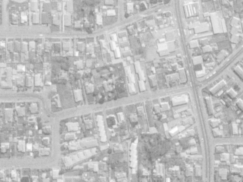 23 Draper Street from the air, 1975-1979