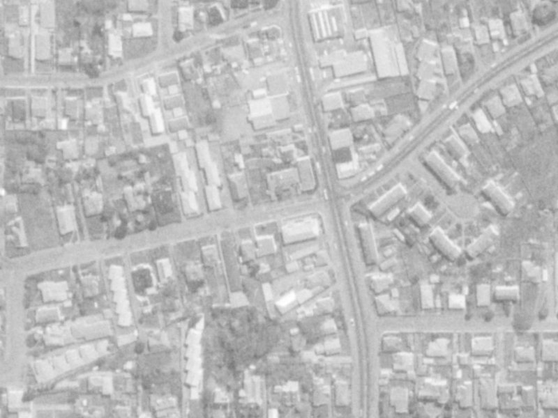 38 Draper Street from the air, 1975-1979