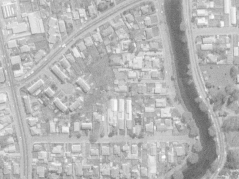 175 River Road from the air, 1975-1979