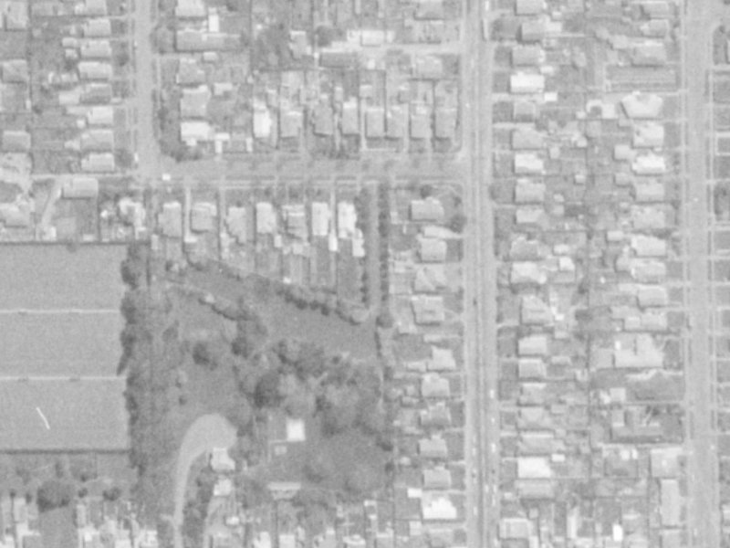 741 Gloucester Street from the air, 1975-1979
