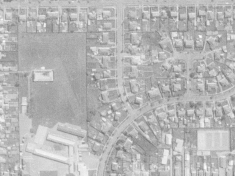 9 Holland Street from the air, 1975-1979