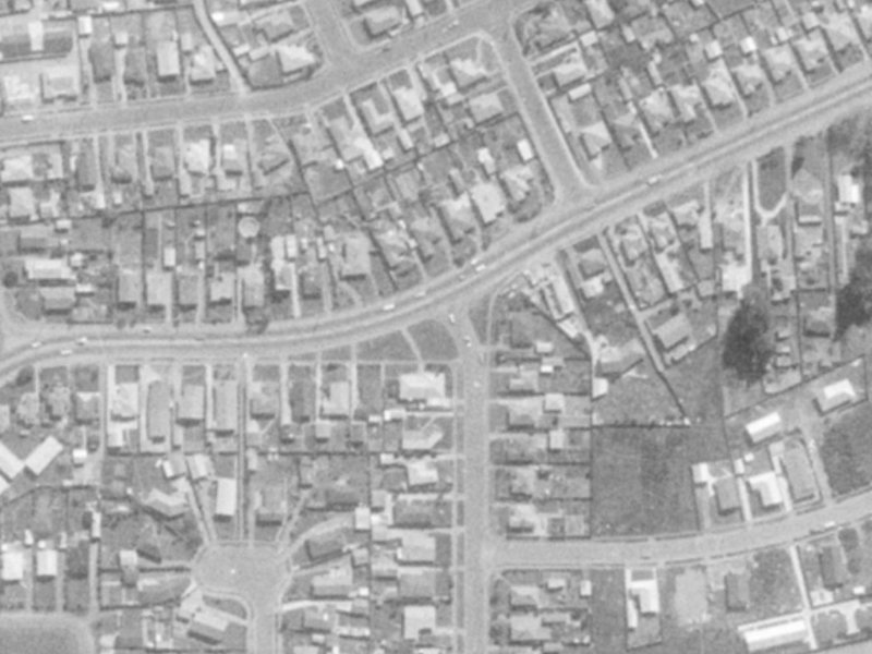 2 Kearneys Road from the air, 1975-1979