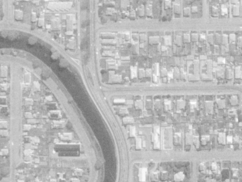 7 Heywood Terrace from the air, 1975-1979