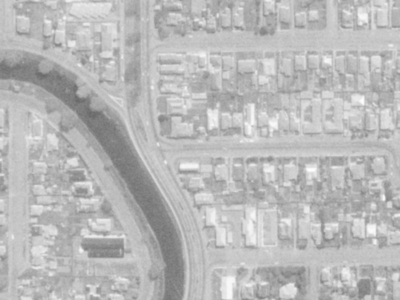 9 Heywood Terrace from the air, 1975-1979