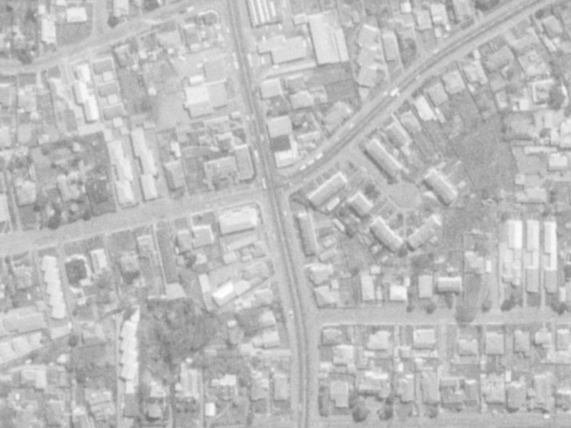 224 Stanmore Road from the air, 1975-1979