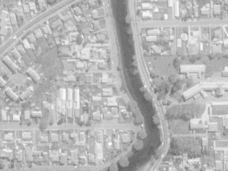 173 River Road from the air, 1975-1979