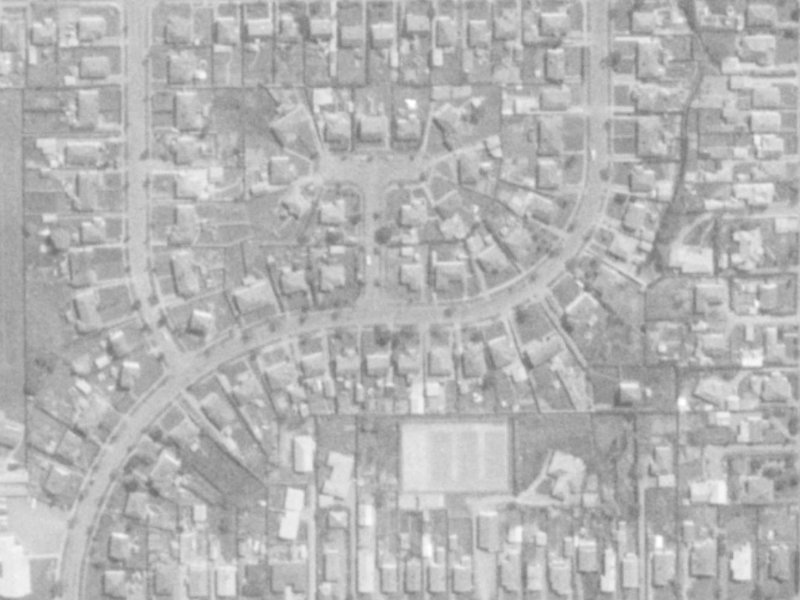 34C Rowcliffe Crescent from the air, 1975-1979