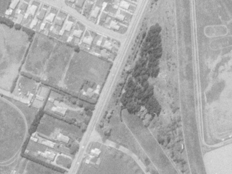 32 Steadman Road from the air, 1975-1979