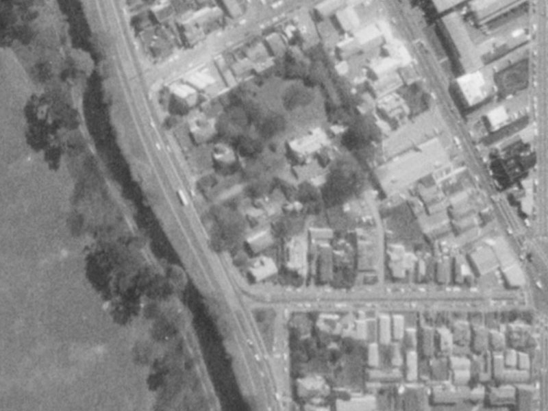 88A Victoria Street from the air, 1975-1979