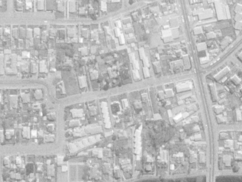18 Draper Street from the air, 1975-1979