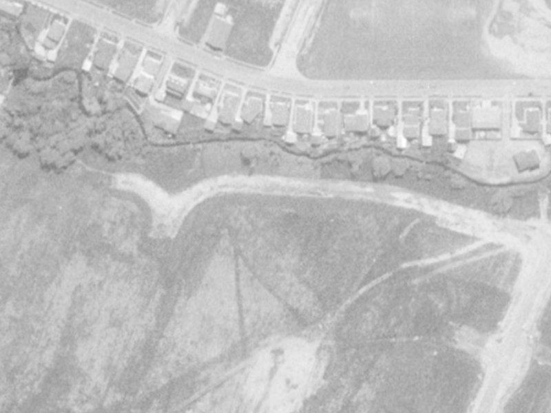 46 Corfe Street from the air, 1975-1979