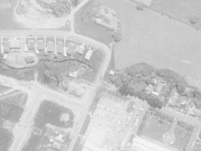 83 Brodie Street from the air, 1975-1979
