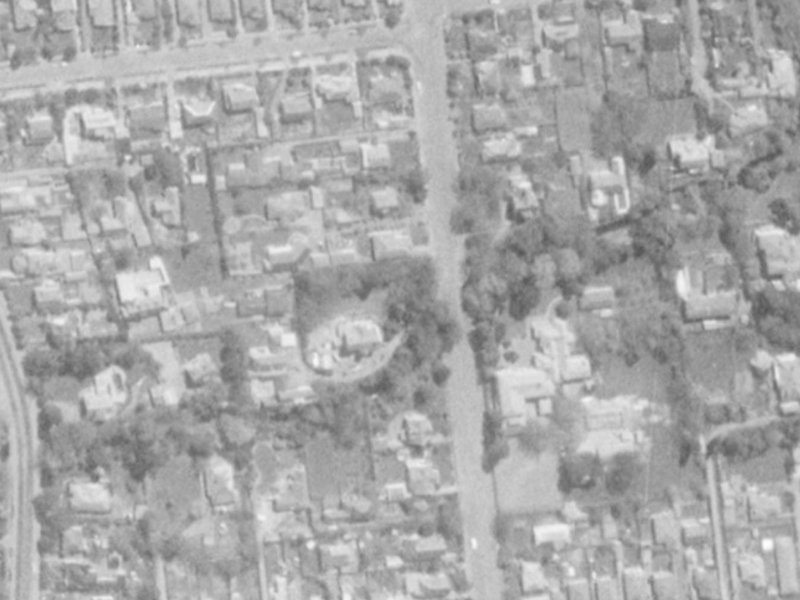 75 Harakeke Street from the air, 1975-1979