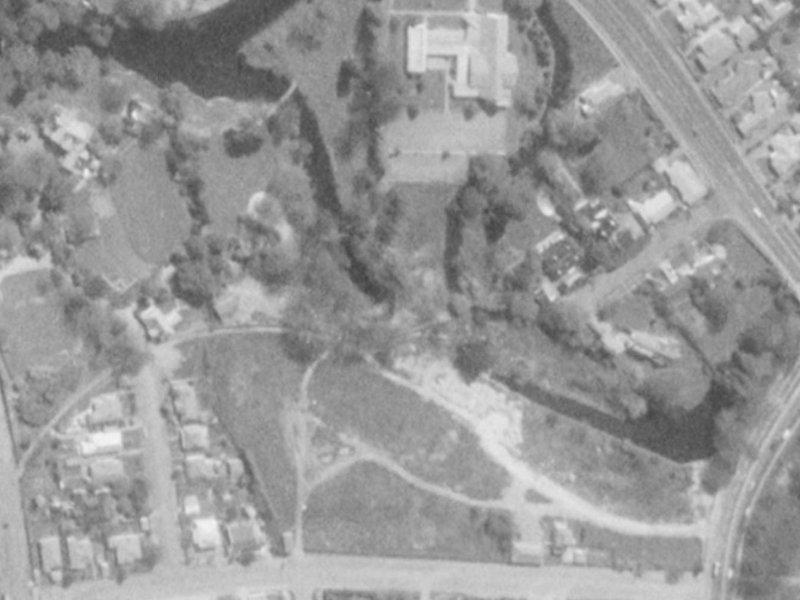 10D Matai Street East from the air, 1975-1979