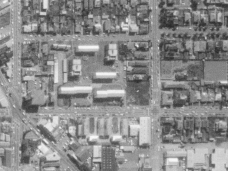 Airedale Place from the air, 1975-1979