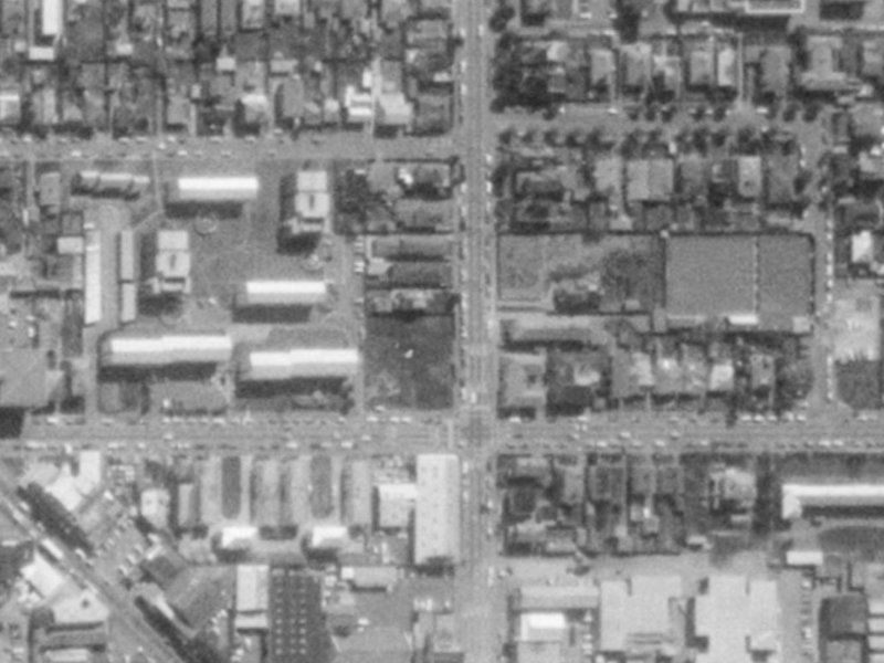 381 Durham Street North from the air, 1975-1979