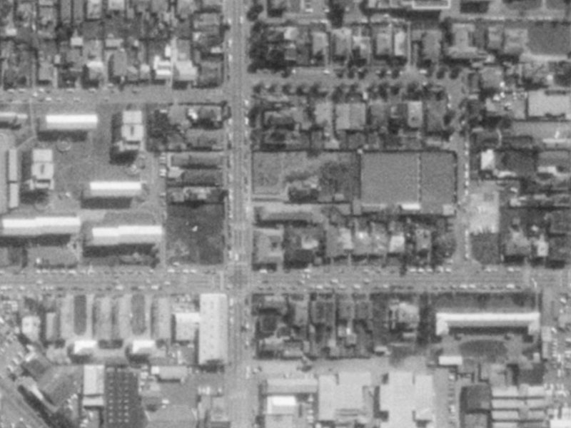 360 Durham St North from the air, 1975-1979
