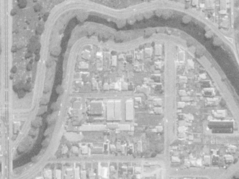 15 Willow Street from the air, 1975-1979