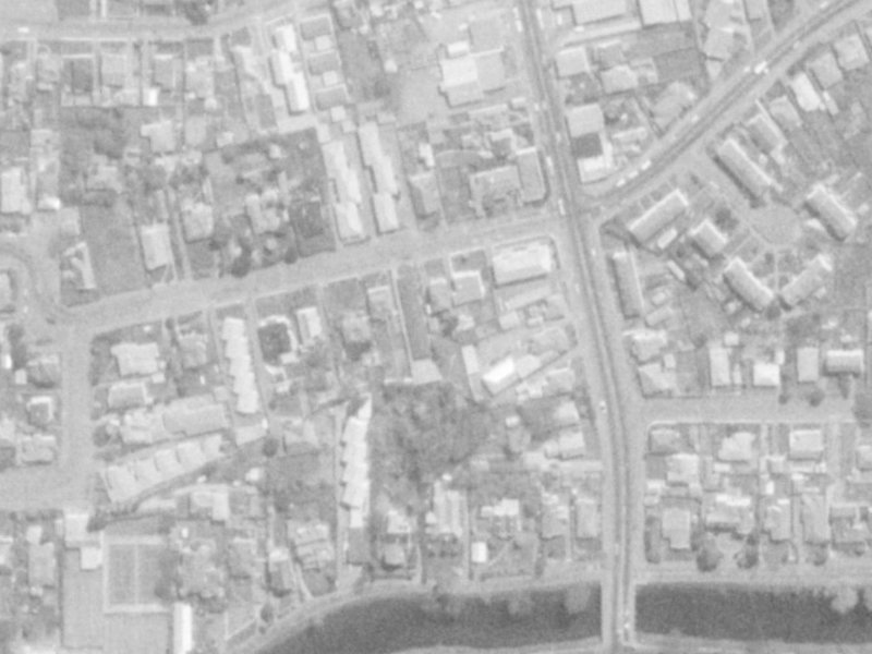 30 Draper Street from the air, 1975-1979