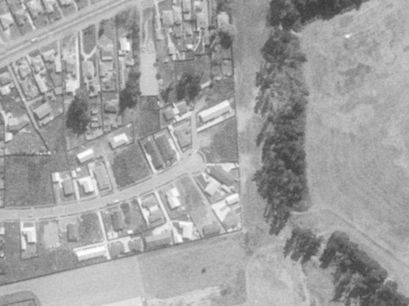 41A Mecca Place from the air, 1975-1979