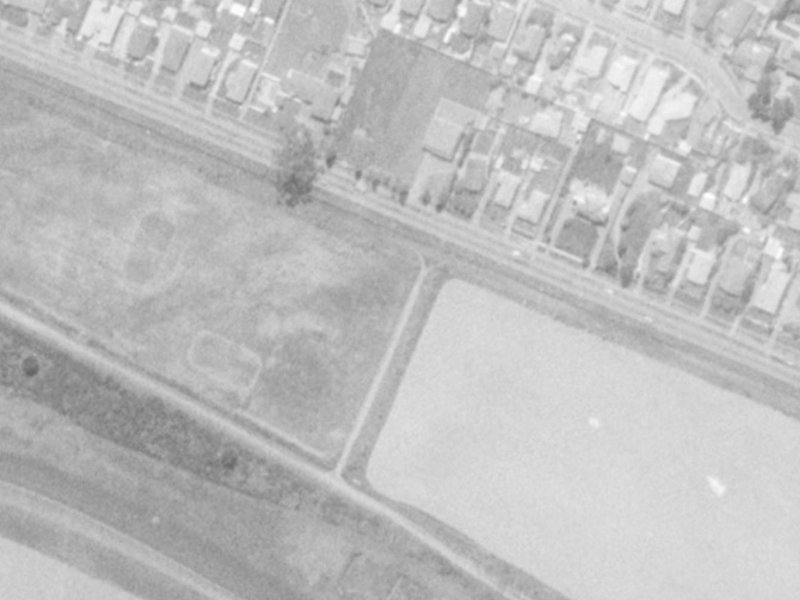1 Manakura Street from the air, 1975-1979