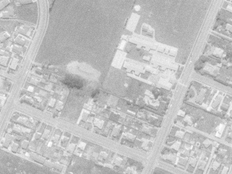 37 Avonhead Road from the air, 1975-1979