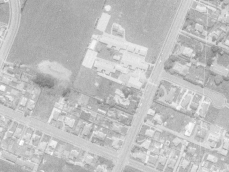 41B Avonhead Road from the air, 1975-1979