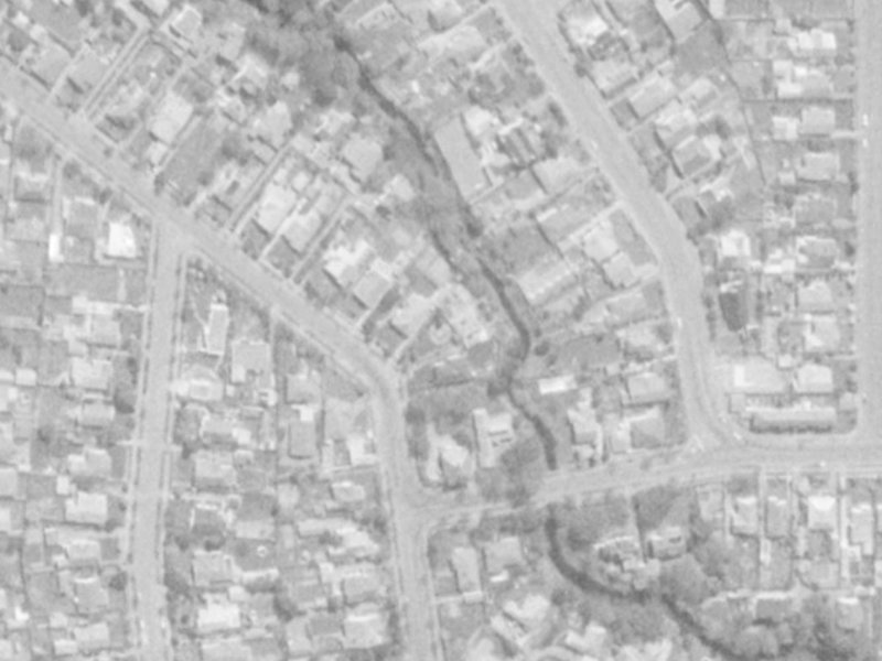 5 Kotare Street from the air, 1975-1979