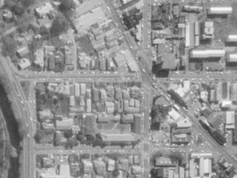 28 Salisbury Street from the air, 1975-1979