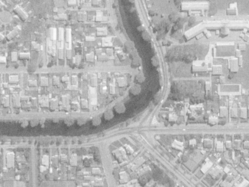 150 River Road from the air, 1975-1979