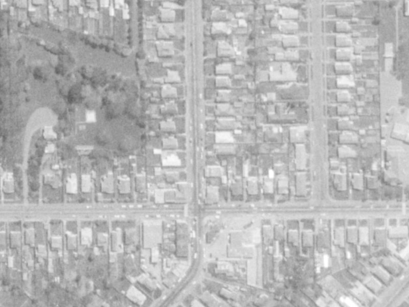 728 Gloucester Street from the air, 1975-1979