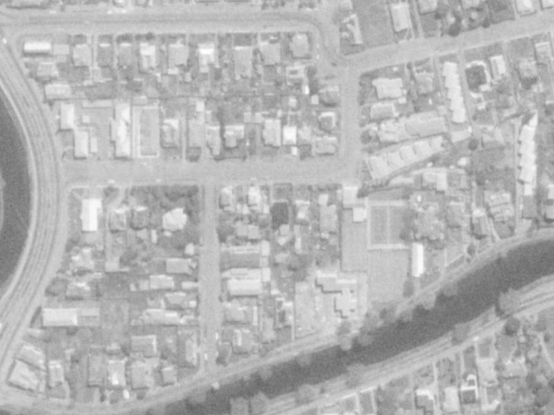 28 Harvey Terrace from the air, 1975-1979