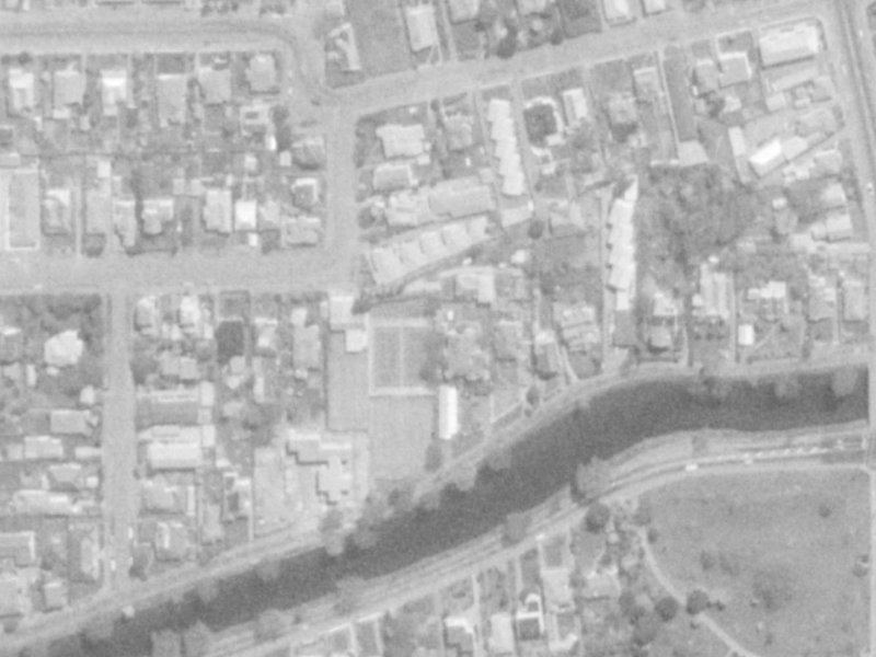 40 Harvey Terrace from the air, 1975-1979