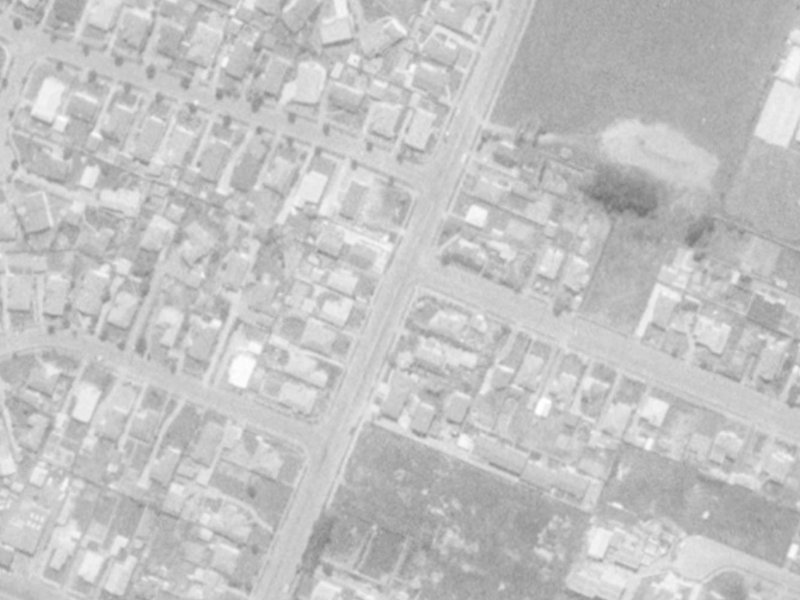25 Nortons Road from the air, 1975-1979