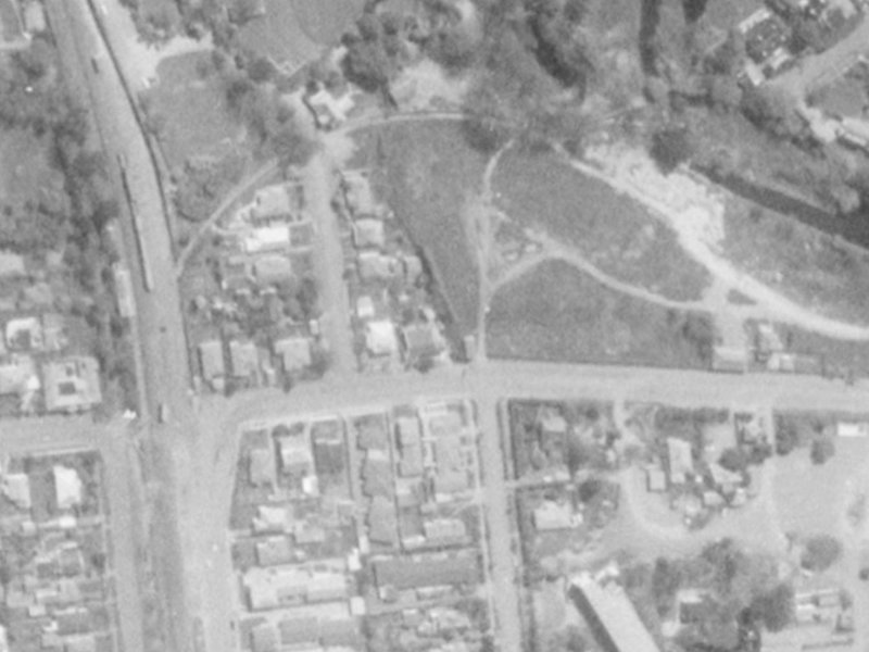 34 Matai Street East from the air, 1975-1979